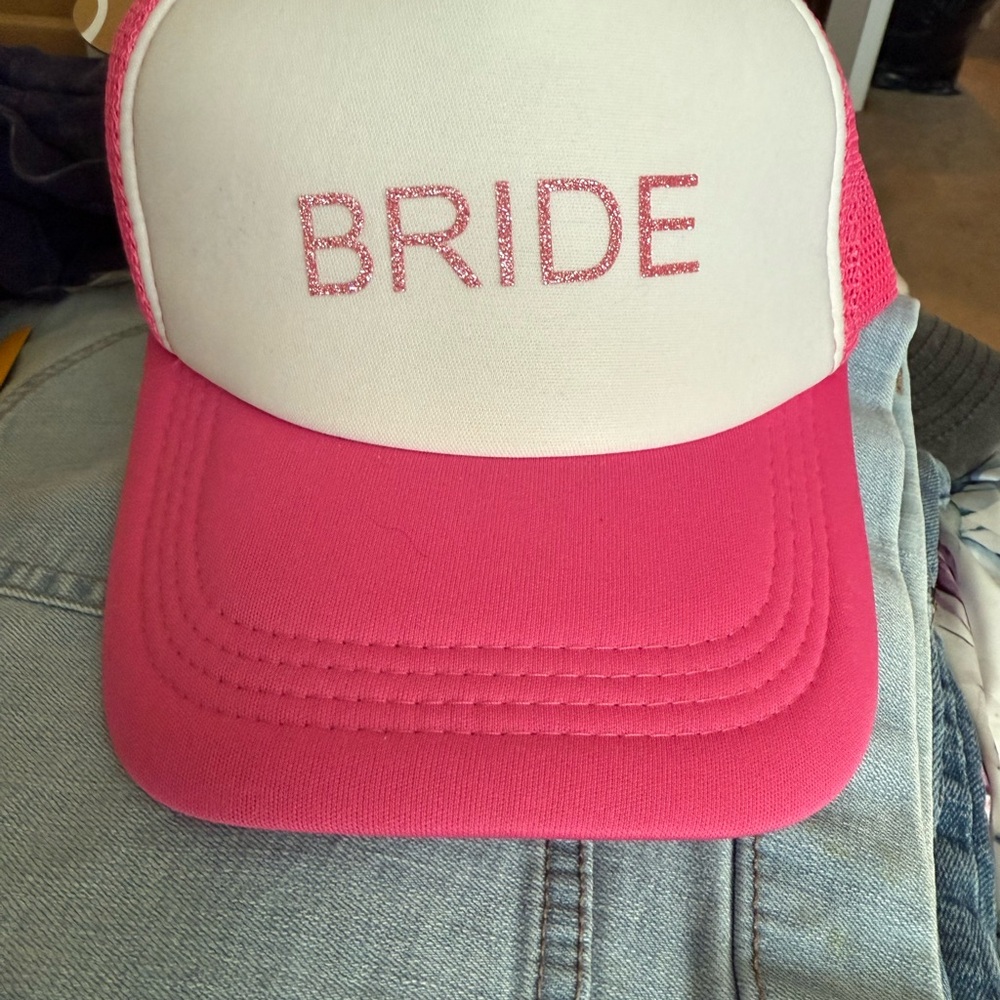 Pink 'Bride' Trucker Hat